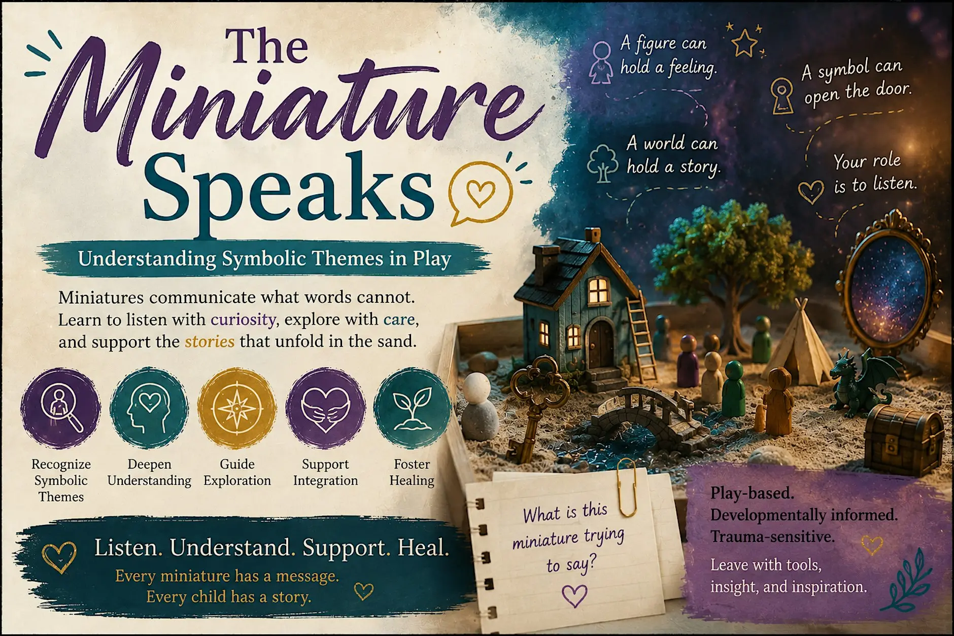The Miniature Speaks: Understanding Symbolic Themes in sand and play