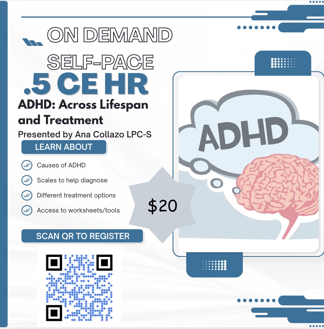 On Demand ADHD Across the LifeSpan and Treatment